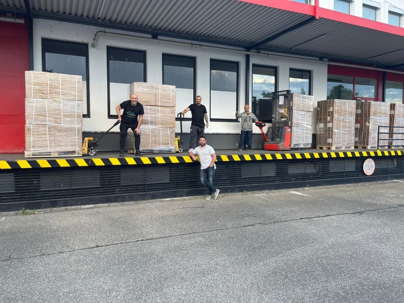 SIGA distribution, Warenlieferungen in großem Umfang.